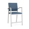 Lesro Newport Hip Chair Metal Frame, Silver, MD Titan Upholstery NP1161 - alternate 1